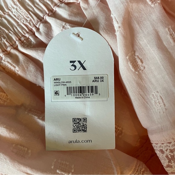 NEW Arula Pink Lace Shorts Plus Size 3X / C available NWT - Picture 6 of 6